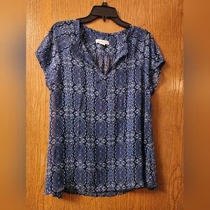 Liz Claiborne Printed Top